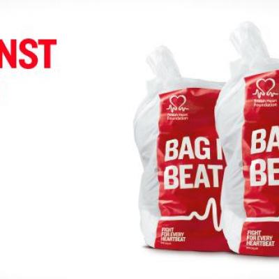 British Heart Foundation Bag it Beat it logo