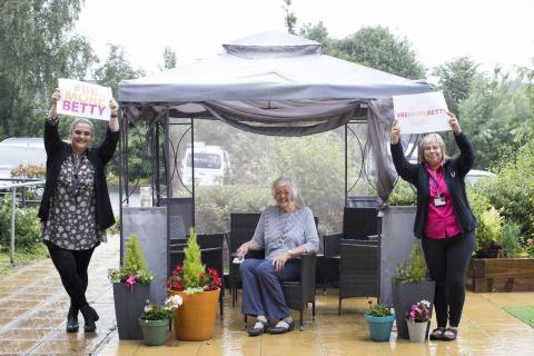Kind-hearted Betty is neighbourhood hero