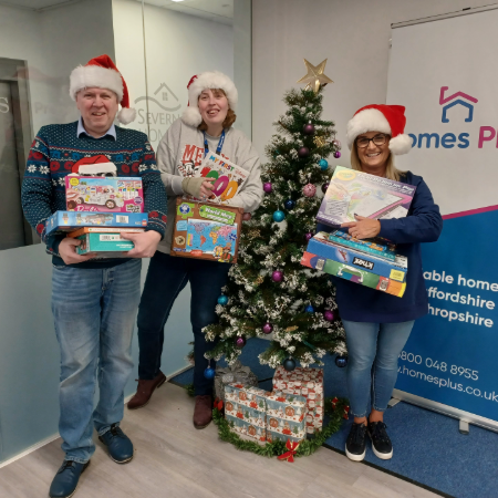 Delivering festive cheer to families in need this Christmas