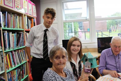 Pupils top of the class for volunteering