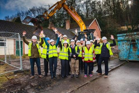 Work starts on our new retirement living homes in Kinver